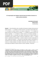 A incorporação dos tratados internacionais de direitos humanos na