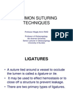 Common Suturing Techniques