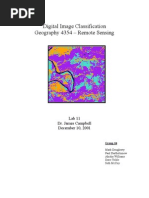 Download ERDAS - Digital Image Classification Geography 4354  Remote Sensing by Ini Chitoz SN130172996 doc pdf
