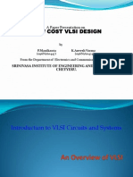 Low Cost Vlsi Design: A Paper Presentation On