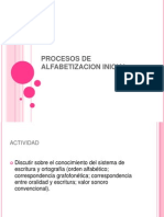 Procesos de Alfabetizacion Inicial