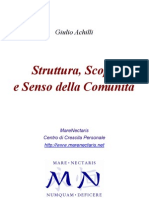 Achill Giulio - Struttura Scopo Comunita