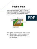 Lay A Pebble Path