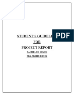 Project Guidelines Bachelor Level PDF