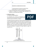 Determinación de La Humedad Relativa en Sucre