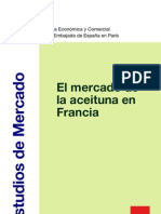 Mercado aceituna Francia