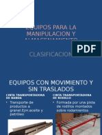 Equipos para La Manipulacion y Almacenamiento