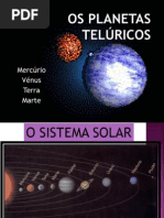Os planetas telúricos