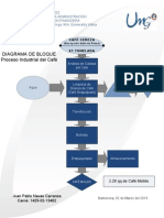Diagrama de Bloque No.1 Proceso Del Cafe JP