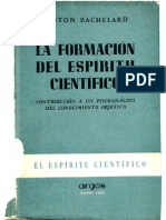 Bachelard-La Formacion Del Espiritu Cientifico