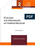 El acceso a la información electoral