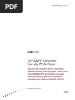 GoToMyPC Corporate Security White Paper