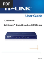 Tl-r600vpn v1 User Guide