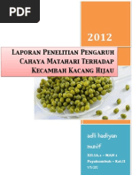 Download Laporan Penelitian Pengaruh Cahaya Matahari Terhadap Kecambah Kacang Hijau by Adli Hadiyan Munif SN130243190 doc pdf