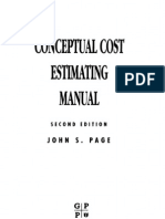  Conceptual Cost Estimating Manual