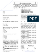 05 Lista de Exercicios de Funo Do 2 Grau