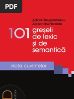 DEMO-Adina Dragomirescu 101 Greseli de Lexic Si de Semantica