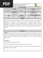Modelo Plano de Ensino