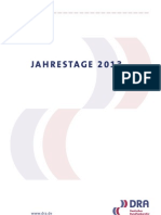 Jahrestage 2013