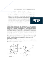 Three-dimensional Stability of Slopes With Building Loads