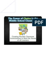 The Power of Choice in The Middle School Classroom Participant