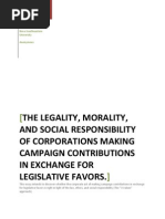 Corporate Influence Over the Political Process