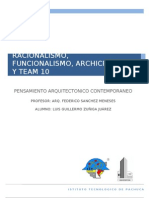 Ensayo Racionalismo, Funcionalismo, Archigram y Team 10