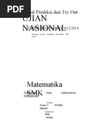 Soal Try Out Un Matematika Smk Pariwisata Seni Administrasi