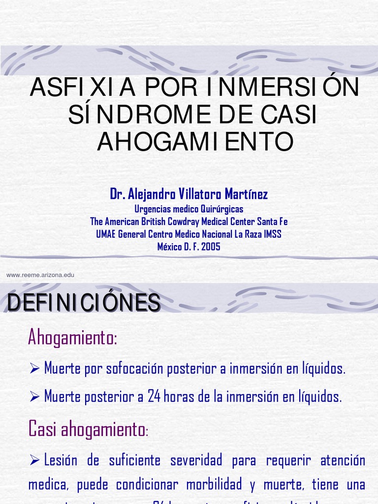 Manejo del Ahogamiento y Casi Ahogamiento | PDF | Salud y bienestar