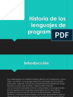 Historia de Los Lenguajes de Programacion