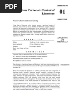 Download Calcium Carbonate Content of lime stonepdf by Hazem Diab SN130302866 doc pdf