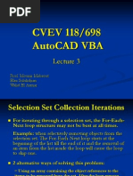 1.g. AutoCAD VBA Lecture 3