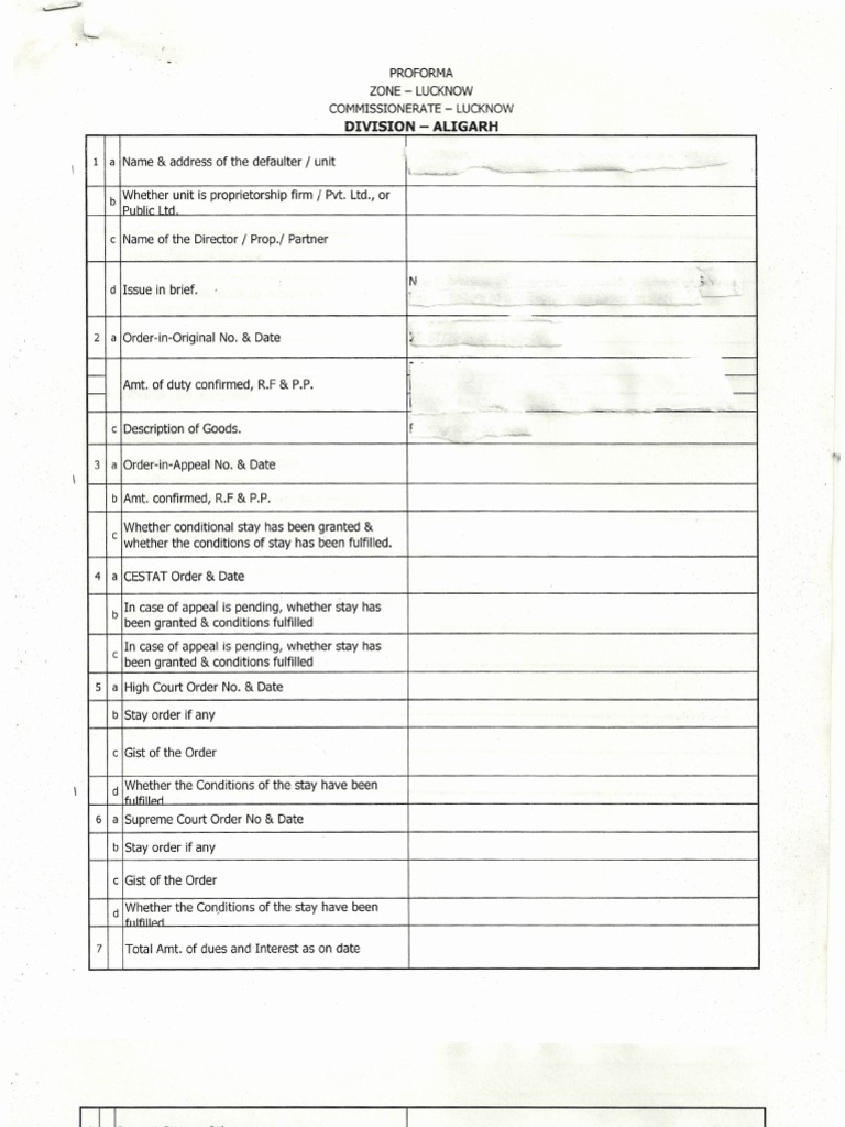 How to create a proforma in excel picture