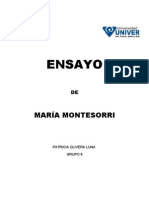 Ensayo Montssorri