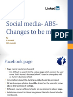 Social media-ABS - Changes To Be Made: by N.Srikanth M.S.Karthik)