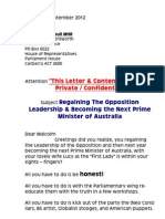 Letter To Malcolm Turnbull MHR - 1