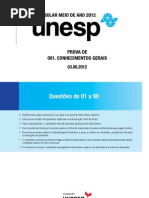 Prova de Conhecimentos Gerais