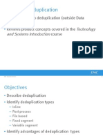 Module 1: Deduplication: Technology and Systems Introduction