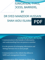 Communication (1) DR M H Shah