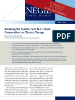 Breaking The Suicide Pact: U.S.-China Cooperation On Climate Change