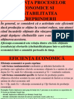 EFICIENTA ECONOMICA