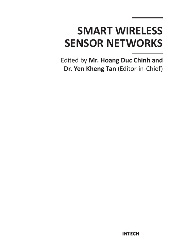 Smart Wireless Sensor Networks (2010) | PDF | Wireless Sensor Network ...