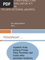 Download Aplikasi Etika Penelitian Kedokteran Untuk Kti Mahasiswa by nurmalidaseptia SN130330659 doc pdf