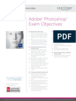 Adobe Photoshop Exam Objectives
