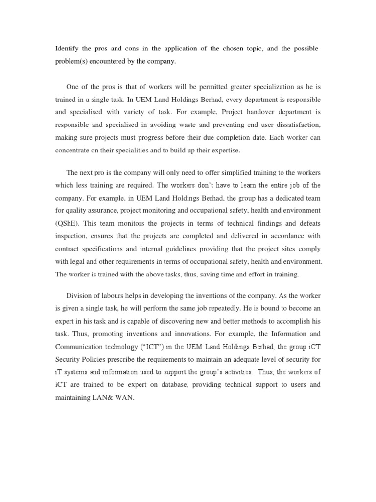 the-pros-and-cons-of-division-of-labour-division-of-labour