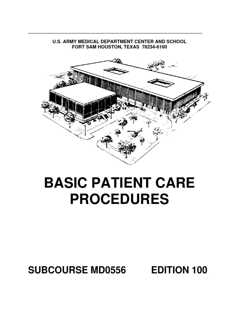 Us Army Medical Basic Patient Care Procedures | PDF