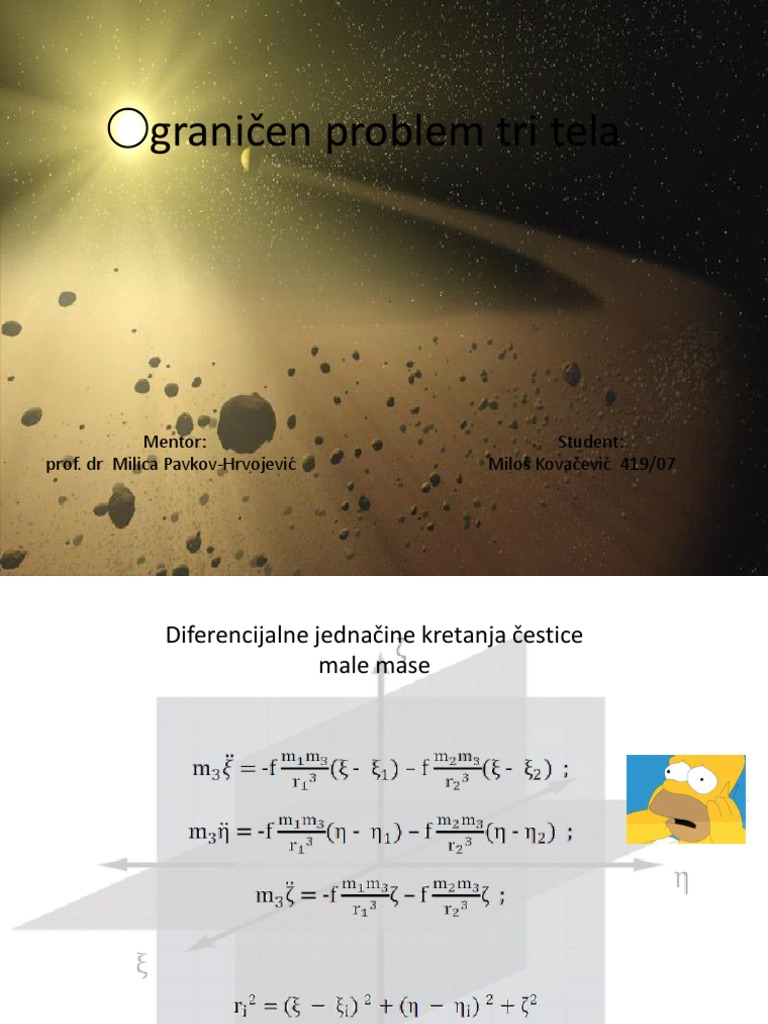 Ograničen Problem Tri Tela | PDF