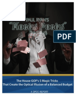 Democrats' "Ryan Hocus Pocus Memo"