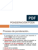 Ponderación Foda