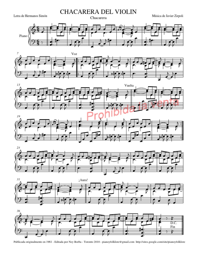 El Diablo Suelto Partitura Guitarra Pdf To Word